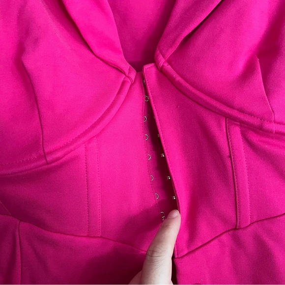 Eloquii pink corset blazer - Picture 3 of 5